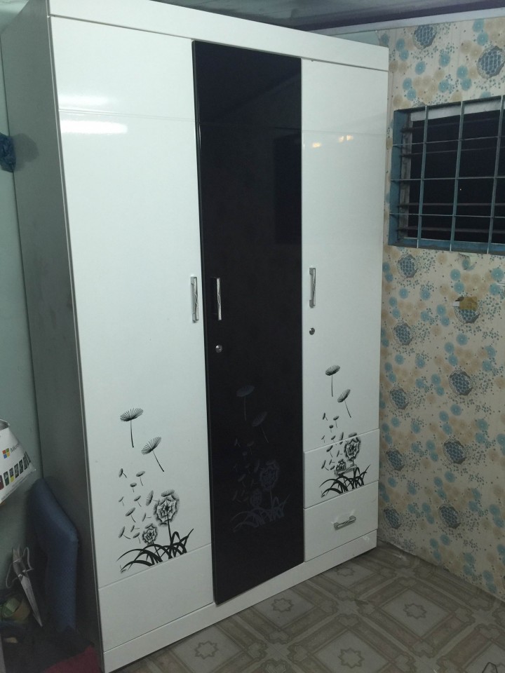 Tủ Áo 3 Cánh Trắng